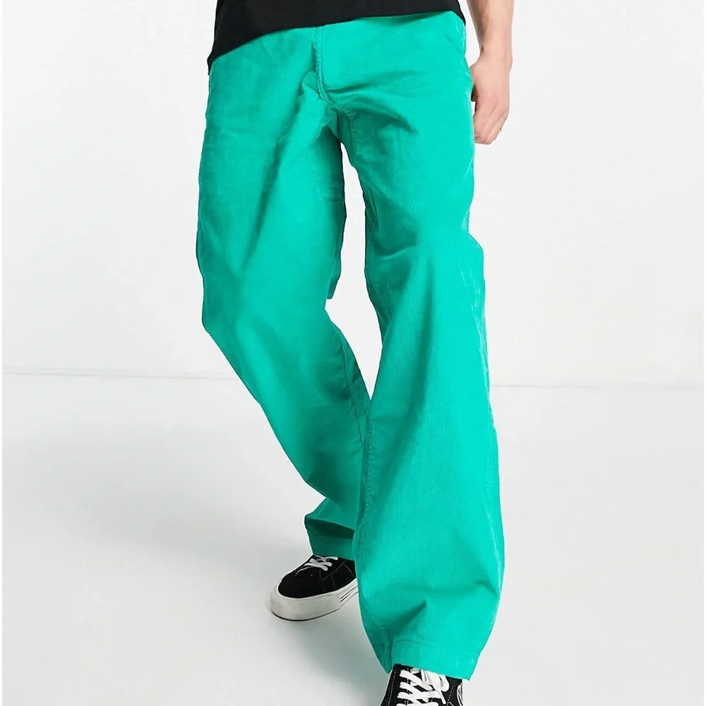 Levi’s Quick Release Skateboard Corduroy Pants Green LG NWT